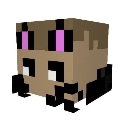 judood Minecraft avatar head, 3D render