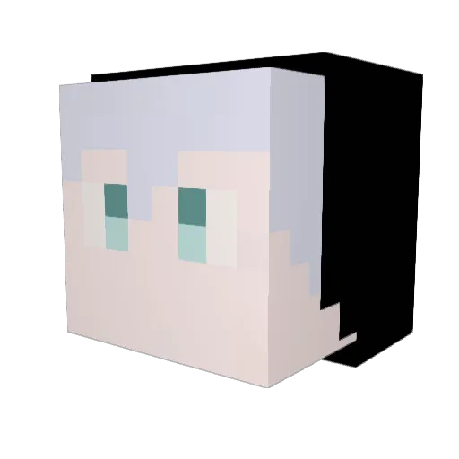 juejing1204 Minecraft avatar head, 3D render