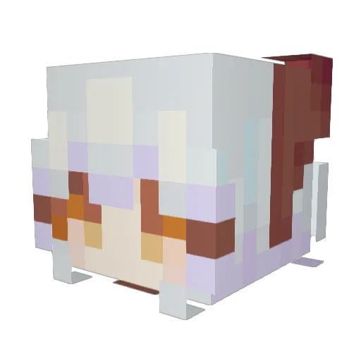 jueka Minecraft avatar head, 3D render