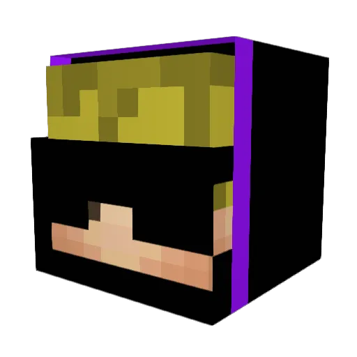 jugadordeac Minecraft avatar head, 3D render