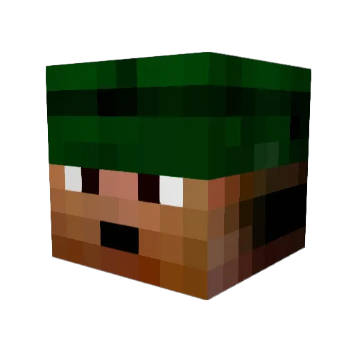 jughead2468 Minecraft avatar head, 3D render