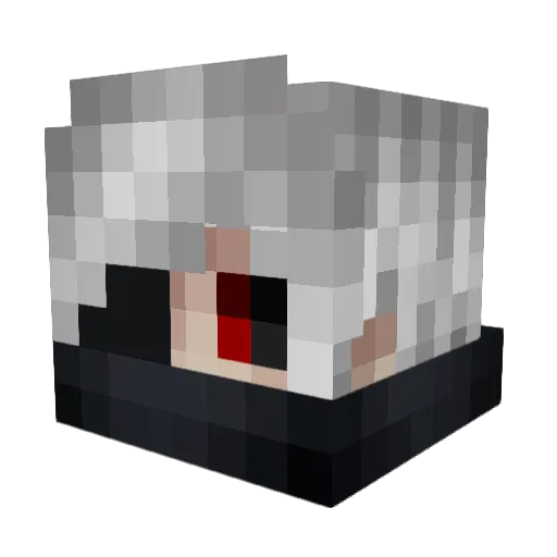 jugie007 Minecraft avatar head, 3D render