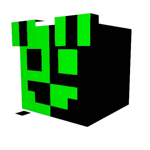 juhozz1 Minecraft avatar head, 3D render