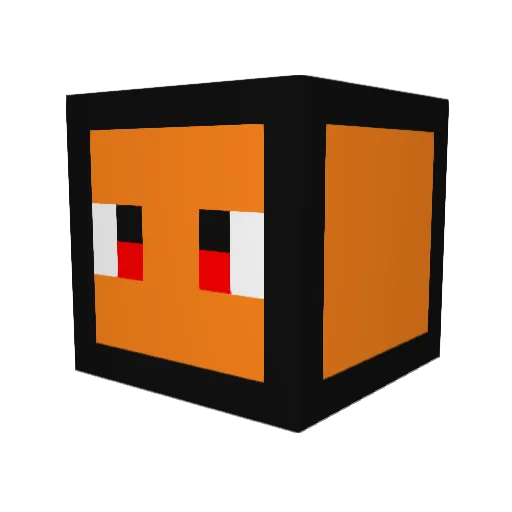 juhwang77 Minecraft avatar head, 3D render