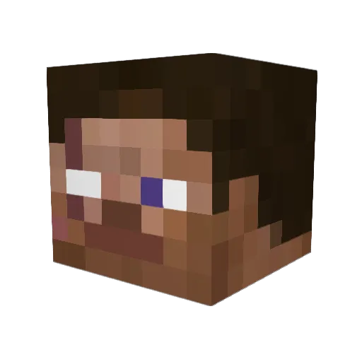 juice_maker Minecraft avatar head, 3D render