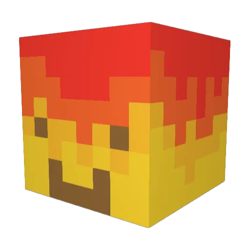 juicedmangoes Minecraft avatar head, 3D render