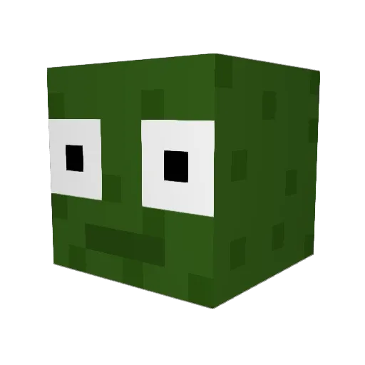 juicedpickle2 Minecraft avatar head, 3D render