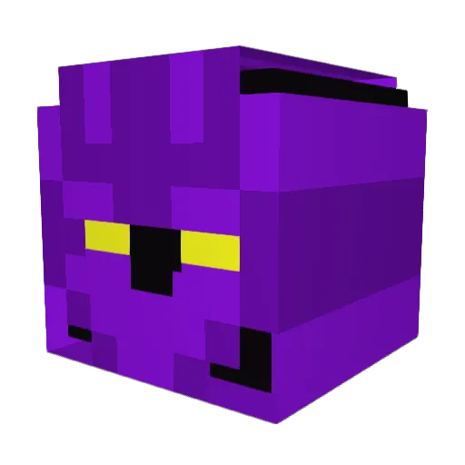 juicegoated Minecraft avatar head, 3D render