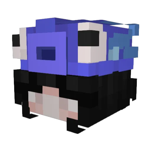 juicemanq Minecraft avatar head, 3D render