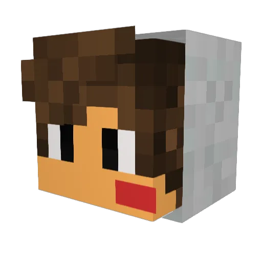 juicewayne Minecraft avatar head, 3D render