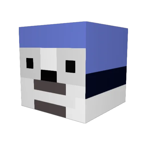 juicybeangamer Minecraft avatar head, 3D render