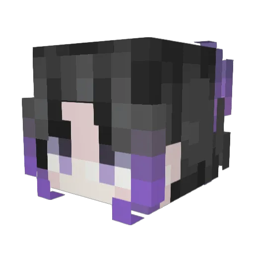 juicycoohie Minecraft avatar head, 3D render