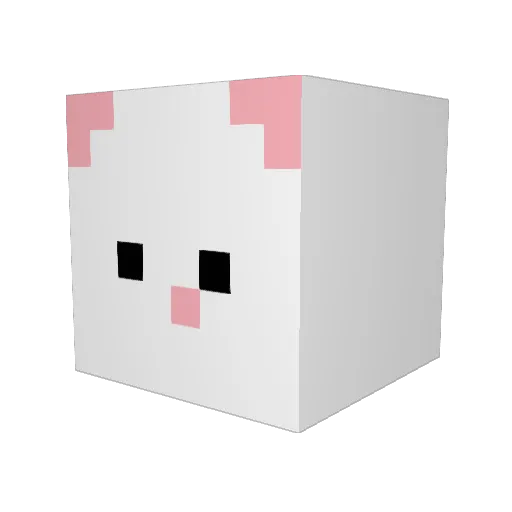 juicycool0226 Minecraft avatar head, 3D render