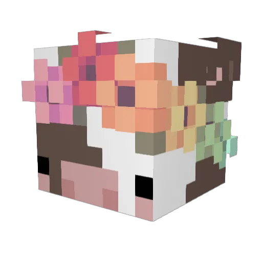 juicydom126 Minecraft avatar head, 3D render