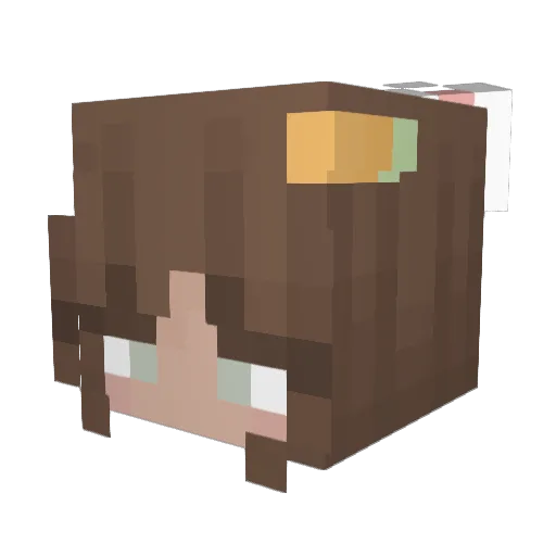 juicyorange75 Minecraft avatar head, 3D render