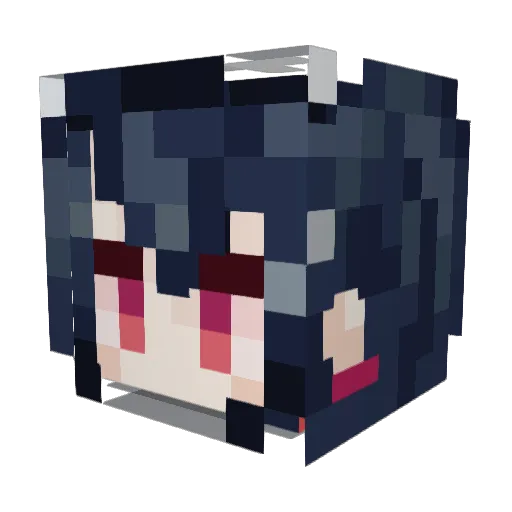 juicyzeus Minecraft avatar head, 3D render