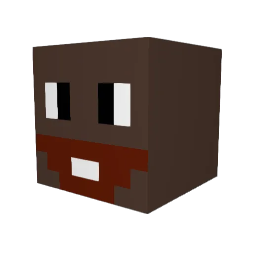 juikk7882 Minecraft avatar head, 3D render