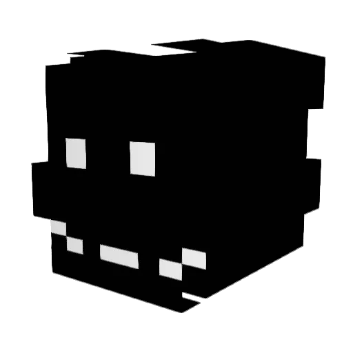 jujdude Minecraft avatar head, 3D render