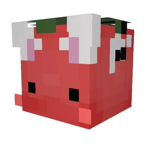 jujew Minecraft avatar head, 3D render