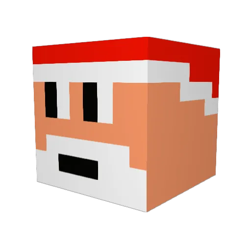 jujo13 Minecraft avatar head, 3D render