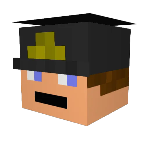 juju260725 Minecraft avatar head, 3D render