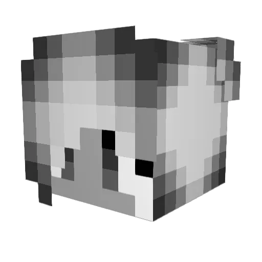 juju96583 Minecraft avatar head, 3D render