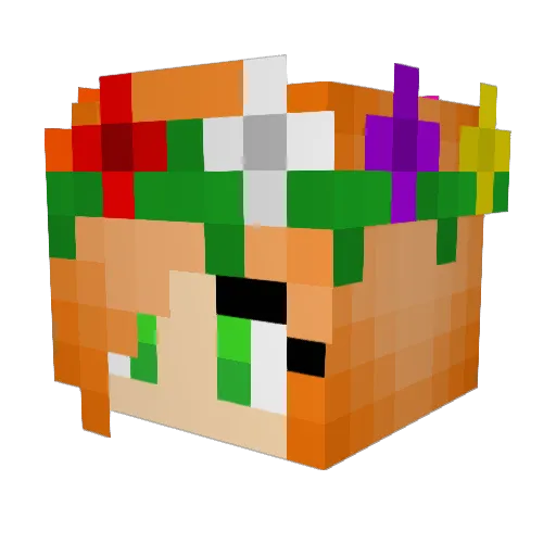 jujubear_13 Minecraft avatar head, 3D render