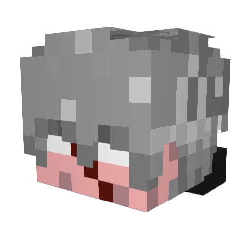 jujuga84 Minecraft avatar head, 3D render