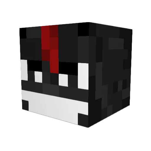 jujujuiccy Minecraft avatar head, 3D render