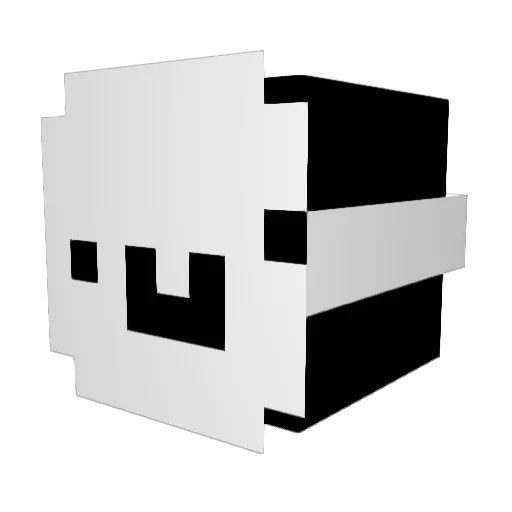jujulindao Minecraft avatar head, 3D render