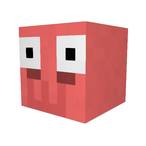 jujuman Minecraft avatar head, 3D render