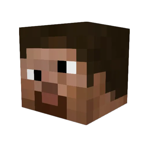 jujuonthatbeatar Minecraft avatar head, 3D render