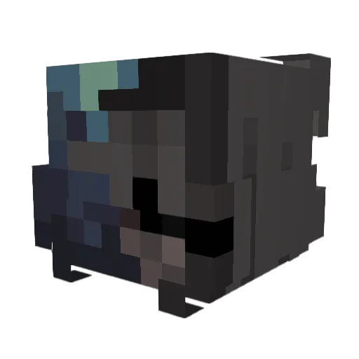jujusw0rld Minecraft avatar head, 3D render