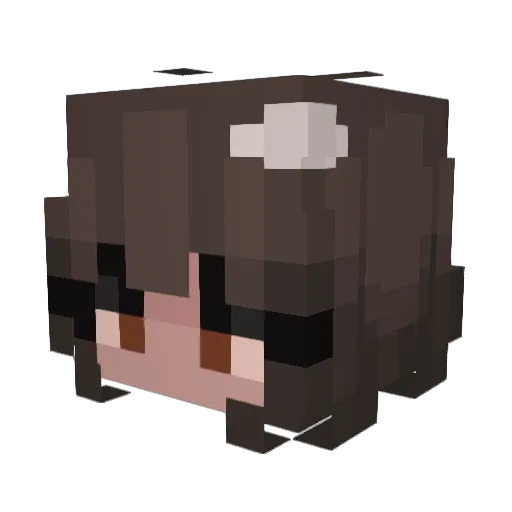 jujuu69 Minecraft avatar head, 3D render