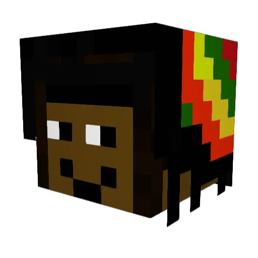 jukebox51 Minecraft avatar head, 3D render