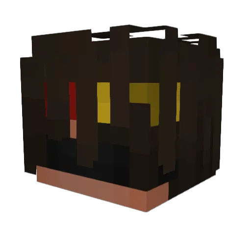 Minecraft-Avatar von jukey12: Kopf als 3D-Render