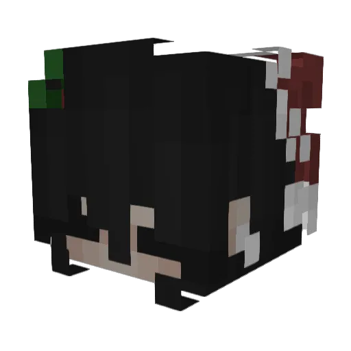 jukie69 Minecraft avatar head, 3D render