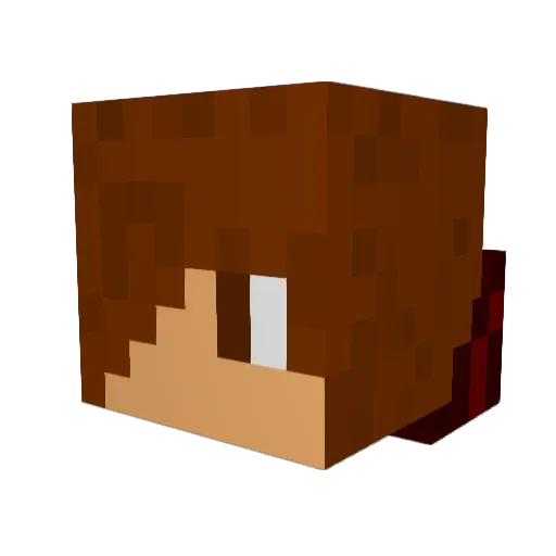 jukill Minecraft avatar head, 3D render