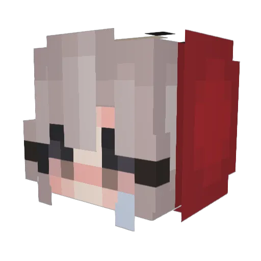 julaa108 Minecraft avatar head, 3D render