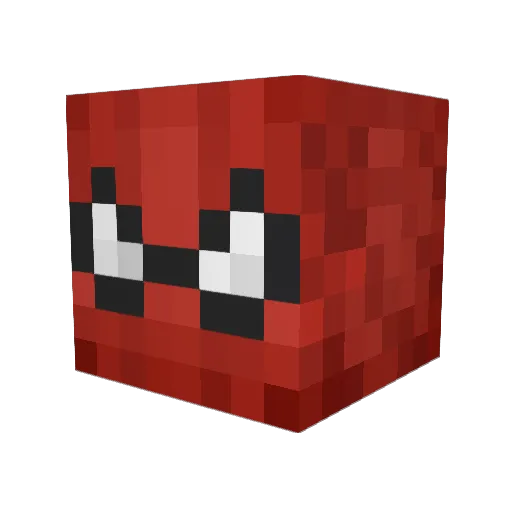 julaii Minecraft avatar head, 3D render