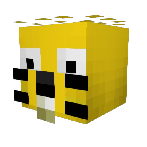 julapas Minecraft avatar head, 3D render