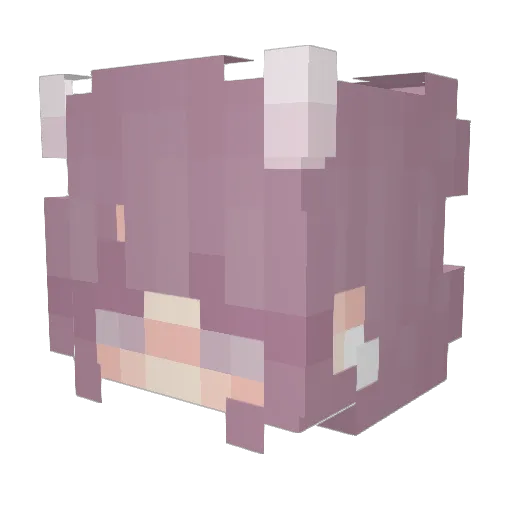 juleczka2010 Minecraft avatar head, 3D render