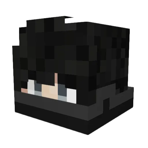 julekxs Minecraft avatar head, 3D render
