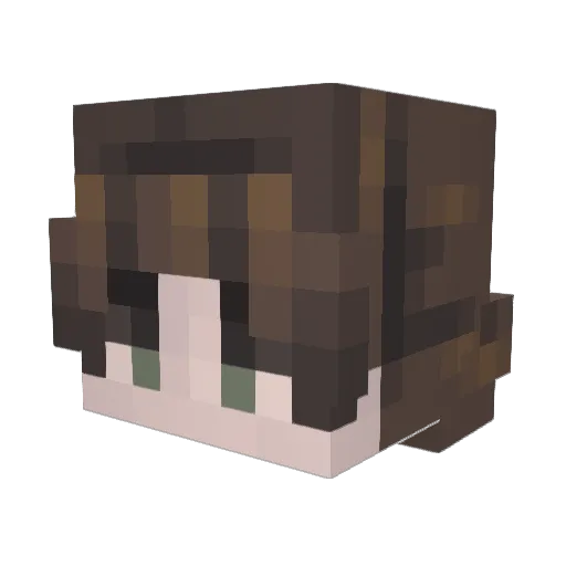 jules552 Minecraft avatar head, 3D render