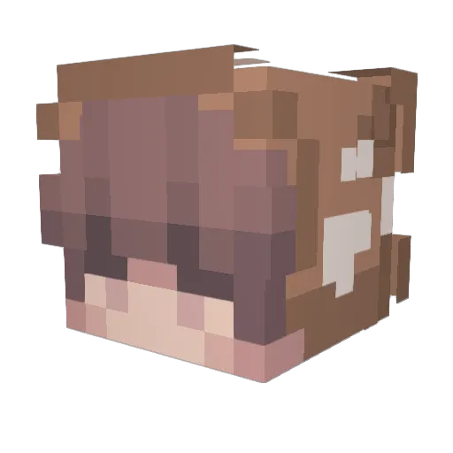julesdkn Minecraft avatar head, 3D render