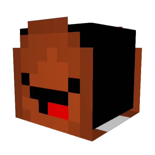 julesissocool Minecraft avatar head, 3D render