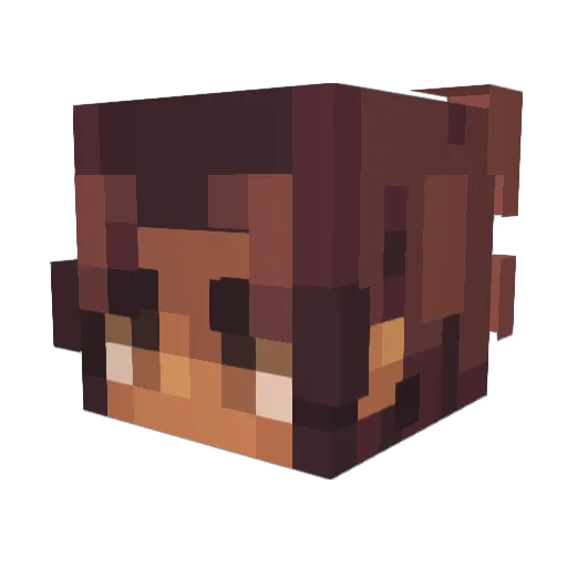 juleslab Minecraft avatar head, 3D render