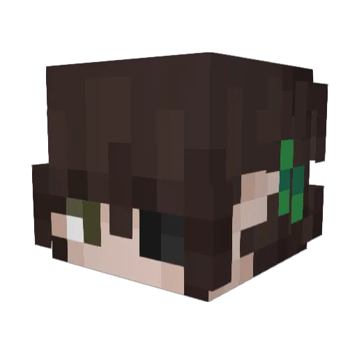 julesthestump Minecraft avatar head, 3D render