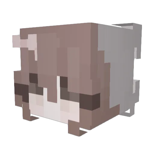 julfavs Minecraft avatar head, 3D render