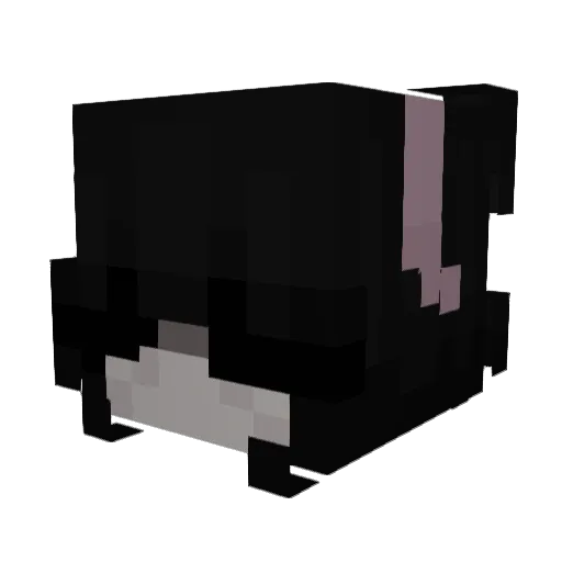 juli1a Minecraft avatar head, 3D render
